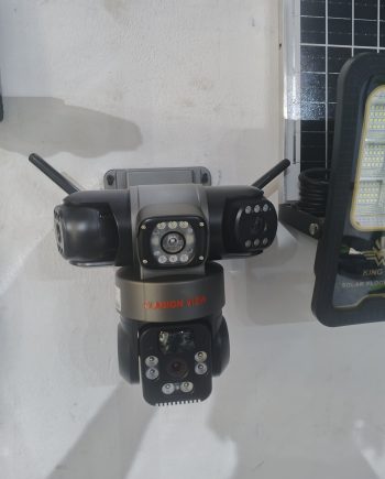 AI 4 Lens Solar Camera Streetlight